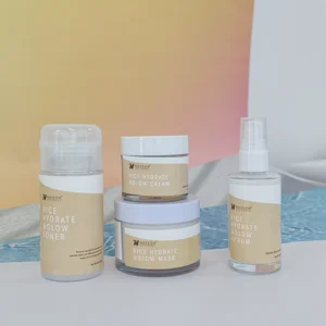 Private Label Skincare with Rice Natural Face Care Products Featuring Your Brand