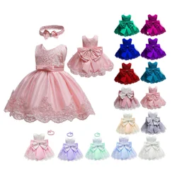 2020 NEW design many different color Baby Christening Dress for Baby Girl Baptism Dress Birthday