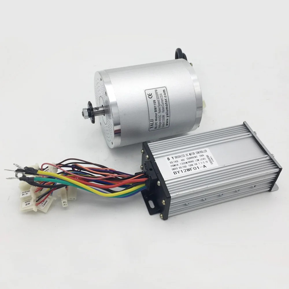 BM1109 2000W 60V Bike Motor Electric E Scooter BLDC Controller for Mountain Bicycle Motorcycle Conversion Kit