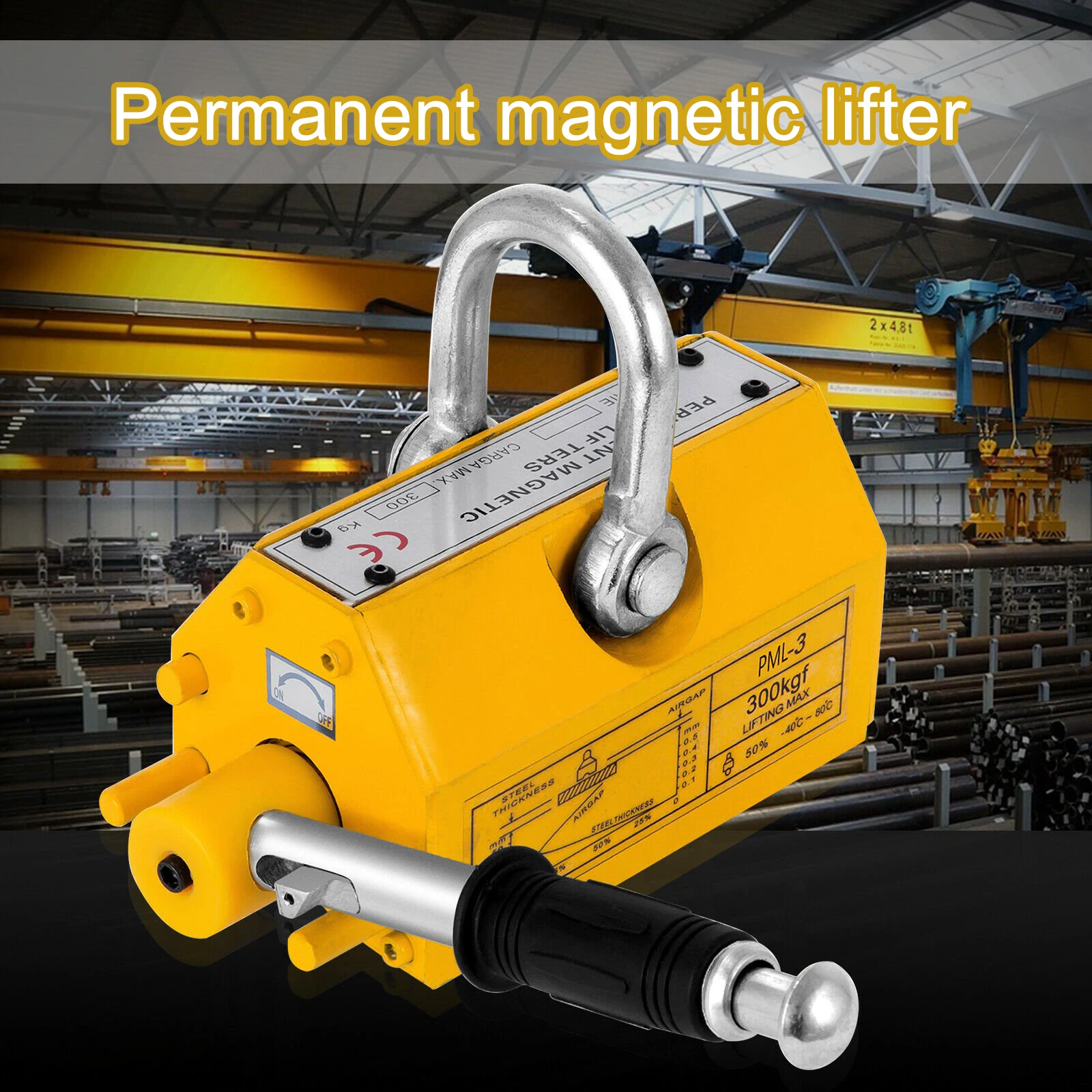 2 Ton 2000kg Pml Permanent Lifter / Lifting For Lifting Steel Plate Buy