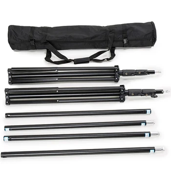 Photo Studio Backdrop Umbrella Lighting Light Kit Set + Background Support Stand Photography Backdrop Stand Kit detail image