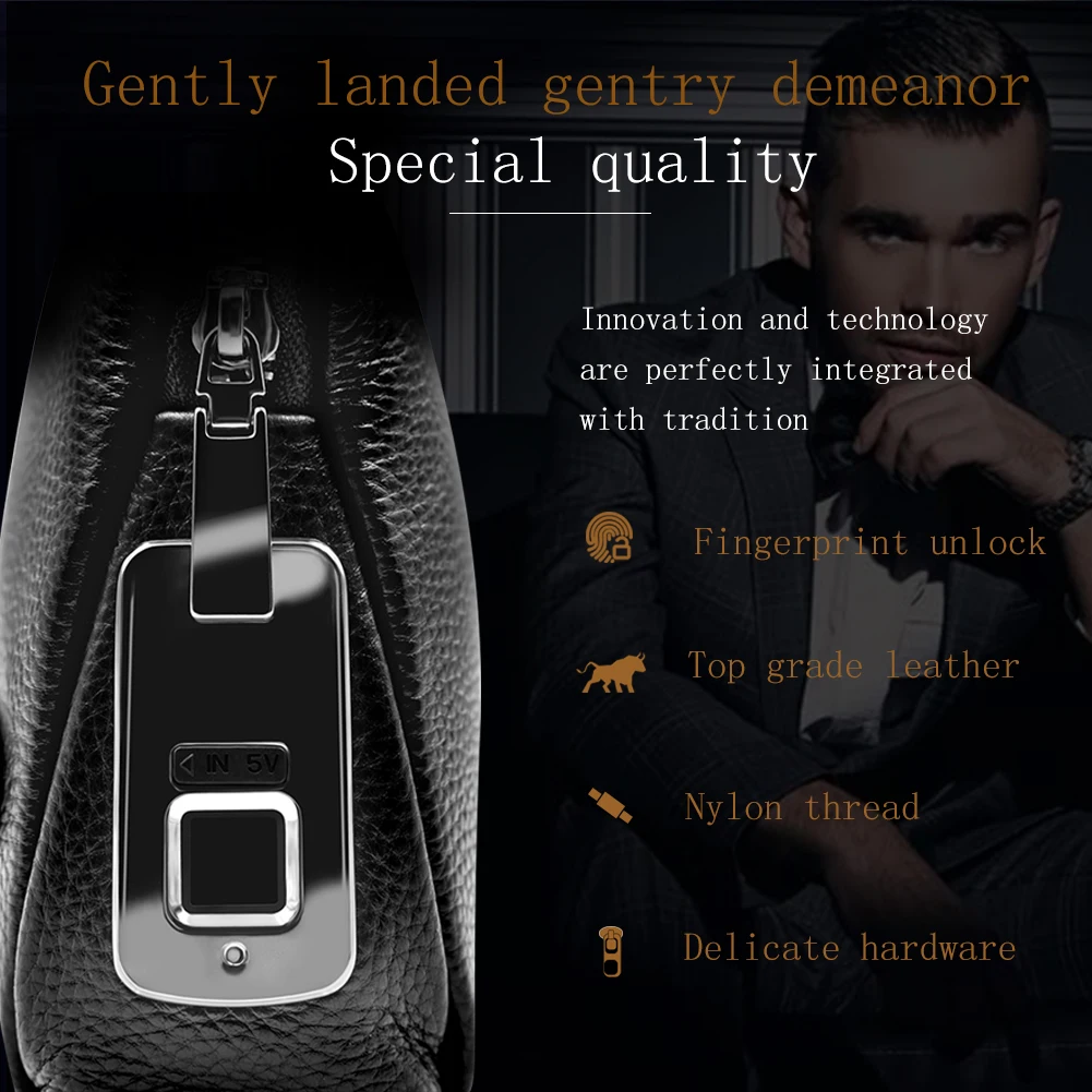 Wholesale CinzKrtm Brand Luxury Men Clutch Bag With Wristband Big