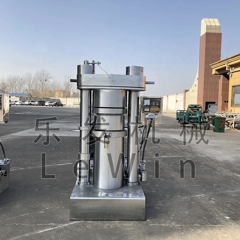 Automatic Cold Coconut Oil Press Machine Sunflower Oil Presser for Palm Soybean Almond Sesame Oils
