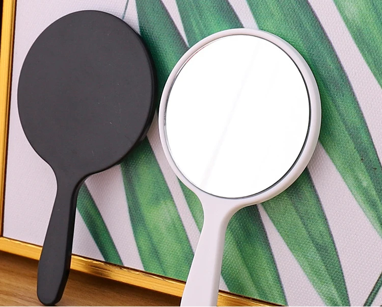 Wholesale Low Moq Custom Logo Handheld Mirror Private Label Compact