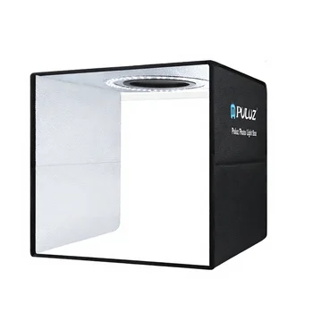 Factory Price Popular Mini 30cm PULUZ Photo Studio Plastic Portable Foldable Shooting Tent Table Photography LED Fill Light Box detail image