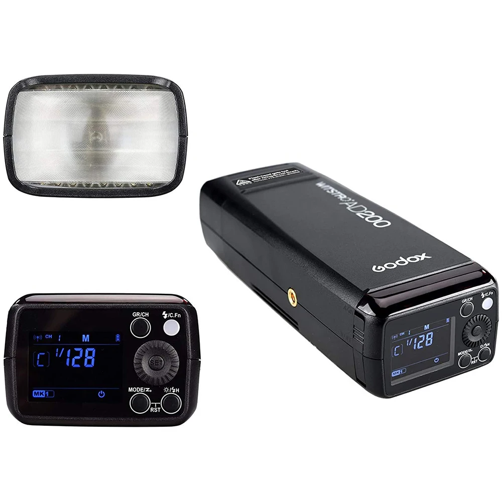 Godox AD200 - Compact 200ws Flash with 2900mah Battery