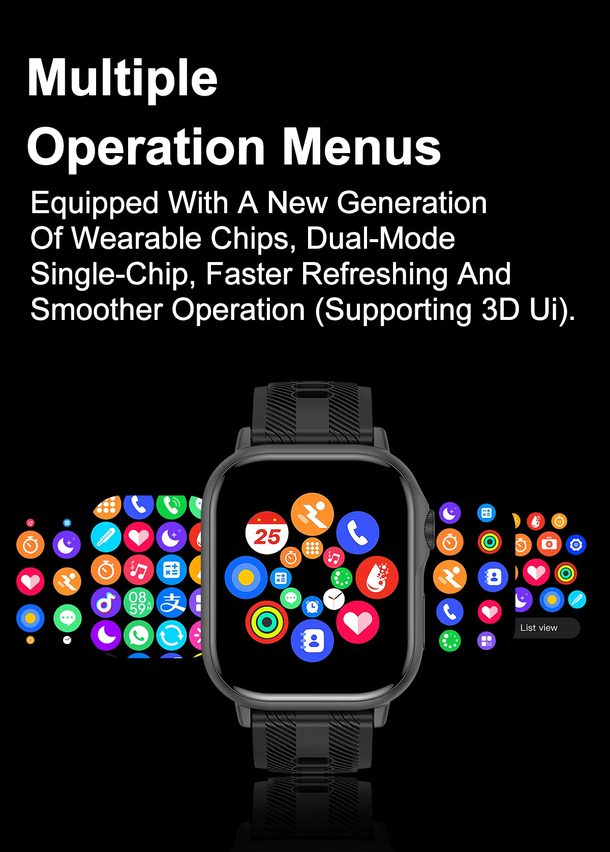 Full Touch BT Calling Waterproof Fashion Wrist Relojes Smart Watches Sports Pedometer Heart Rate Smartwatch for Men Women Kid