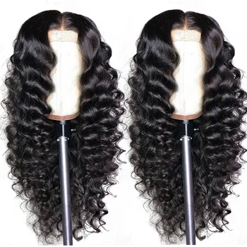 YesWigs Full Customization Loose Wave Glueless Wig Dropshipping Mink Brazilian Human Virgin Hair Lace Front Wig With Baby Hair