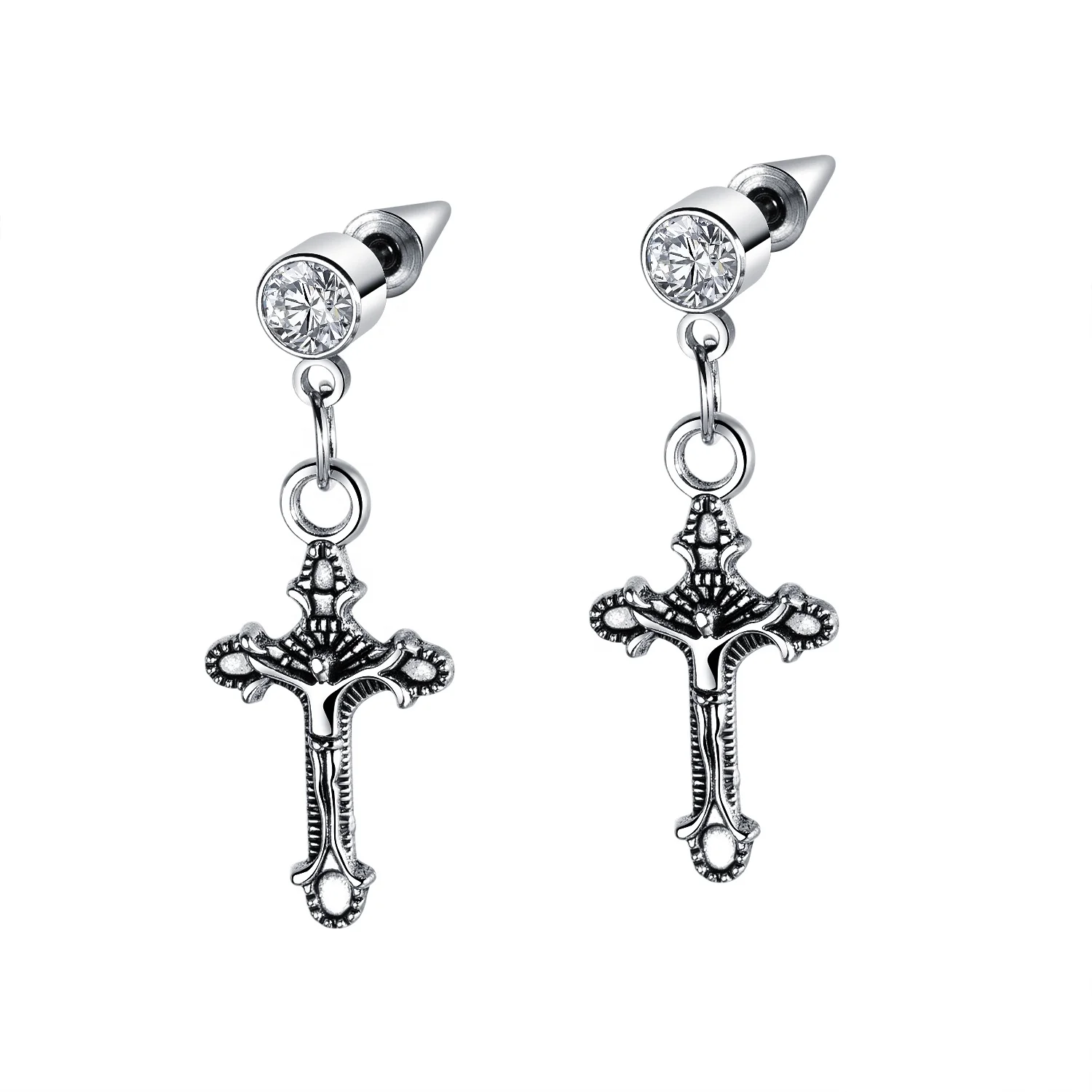 earrings jesus cross