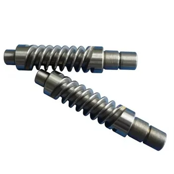 Best selling CNC machining stainless steel worm gear screw shaft steering pro drive gear shaft