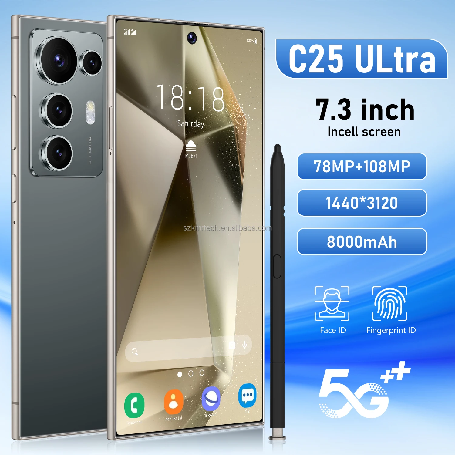 C25 Ultra スマートフォン 本体 GALAXY 2025ロック解除5gスマートフォンC25ウルトラ16GB + 1テラバイトAndroid