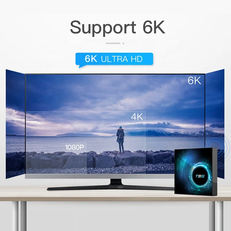 IHOMEMIX Factory Supply T95 HD Media Player Set Top Box Firmware Update Tvbox Android Tv Box T95