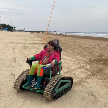 High Quality Automatic Electric Wheelchairs for Adults All-Terrain Triangle Wheelchair for Park Construction Machinery Parts