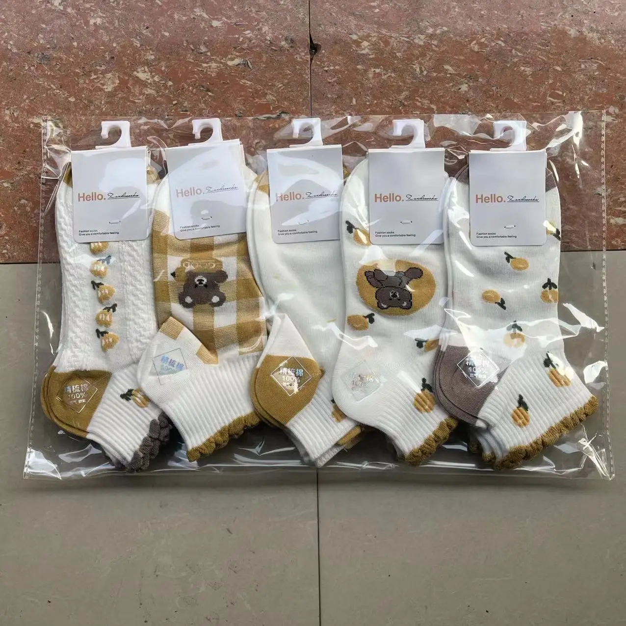 2024 New Style Multifarious Types Spring Summer Short Ankle Women Cotton Socks Whole Sell