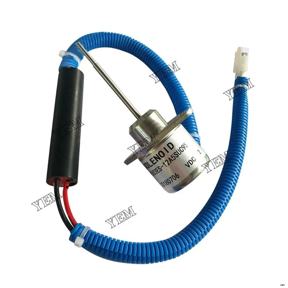 Excavator Engine Part 12V Shutoff Solenoid 1503ES-12A5SUC9SLC24 SA-5156-12 for Woodward