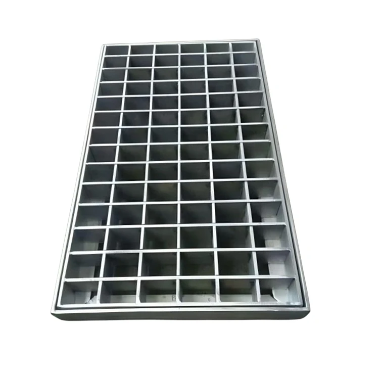 Заводская оптовая продажа по индивидуальному заказу оцинкованная стальная решетчатая дренажная Крышка для надежных и защитных решений