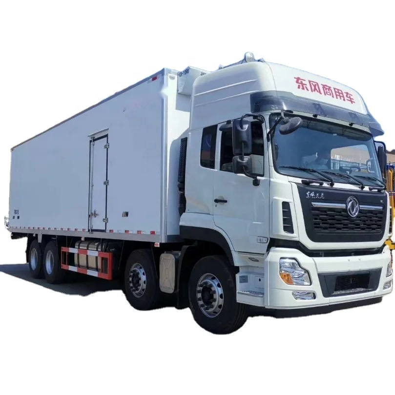 Hot-selling Factory Price Dongfeng 300hp 6x2 Cargo Medium Duty Refrigeration Truck with Fashionable High Roof Cabin