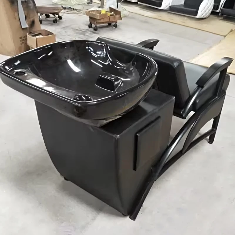 Kids Washing Good Price Hair Wash Blackwash Sink Pedicure Bowl Hairdressing  Used Basin Salon Furniture Children Shampoo Chair