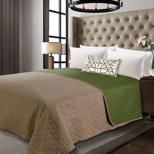 Factory Direct Ultrasonic Bed Cover Bedsheet 100% Polyester Bedcover Bedspread for Home and Hotel