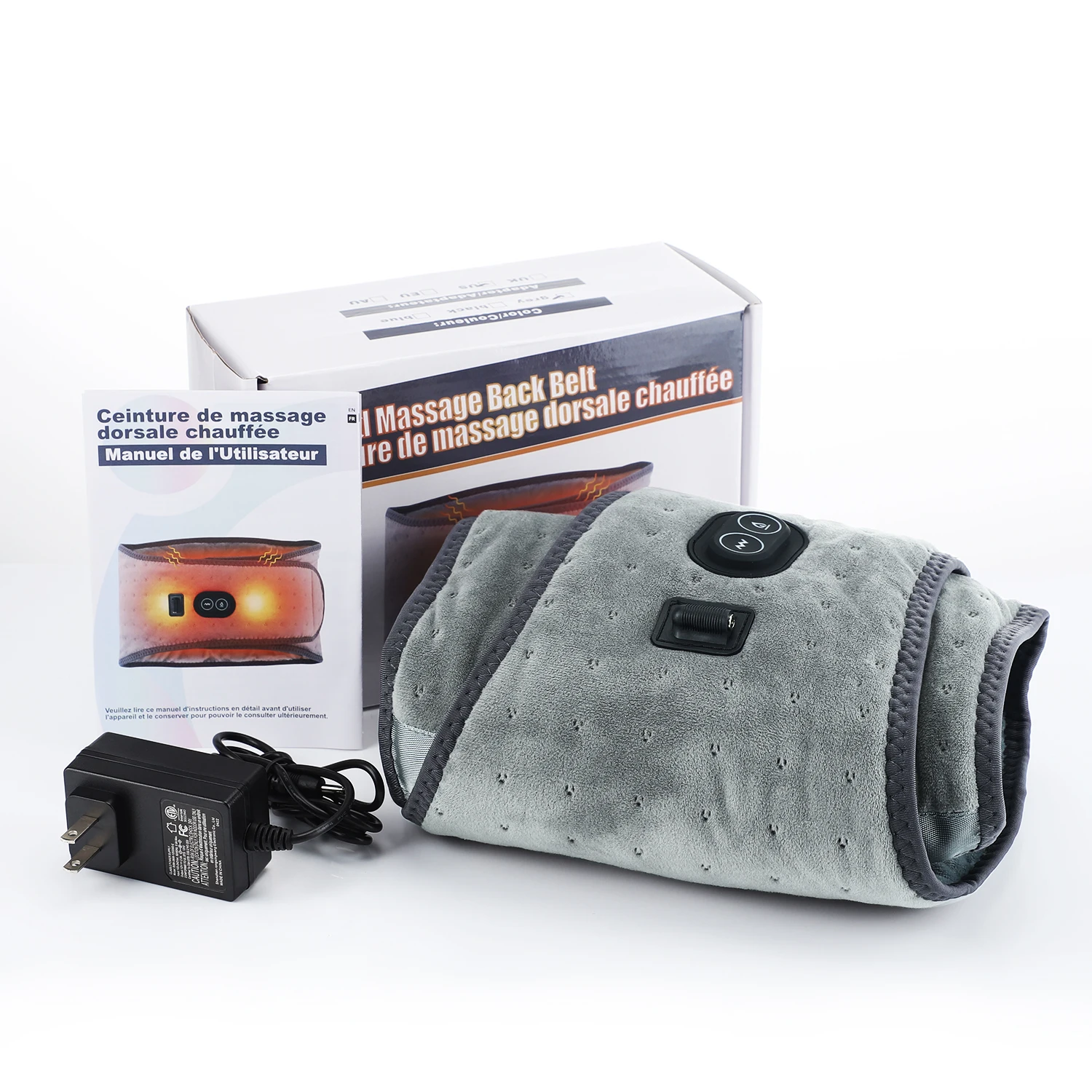 Infrared Heating Belly Wrap Vibration Waist Massage Belt Menstrual Heating Pad Back Massager For