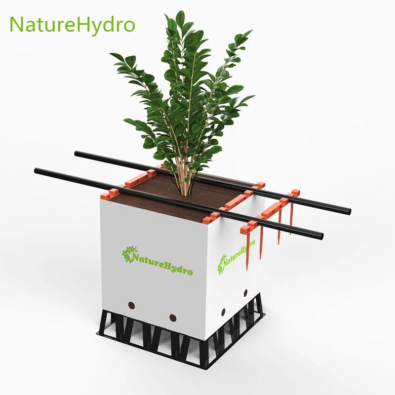Naturehydro Kunststoff-pflanzentopf Luftwurzel-elevator Quadratisch 30x30cm Stoff-erhöhung Für Töpfe