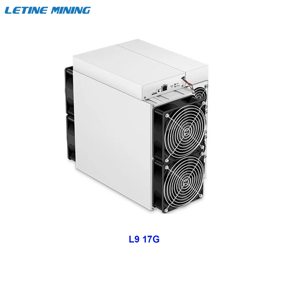 New Crypto Asic Miner Bitmain Antminer L9 17G 16.5G 16G for Doge LTC Bell  Scrypt Blockchain Miner