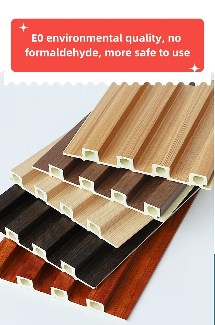 Modern Style Interior Wood Composite Cladding WPC Decorative Wall Panel ...