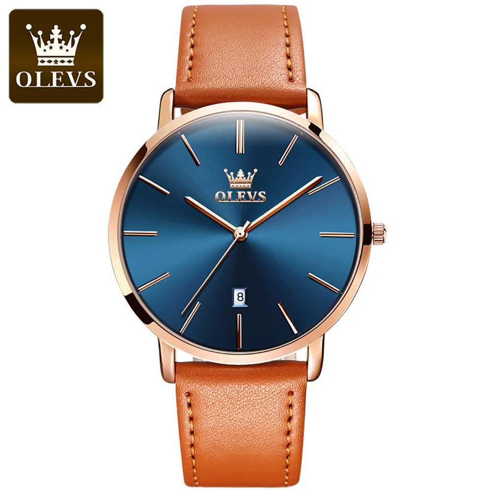 OLEVS 5869 Luxury Classic Lovers Quartz Watch Superior Genuine
