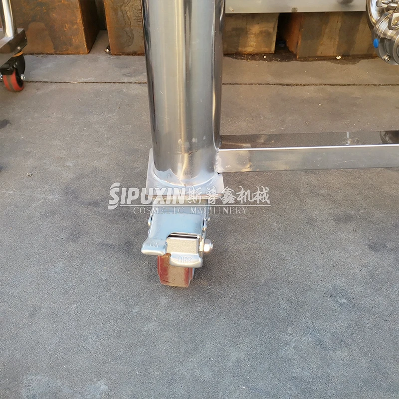 Подвижный герметичный резервуар для жидкости из нержавеющей стали 1T