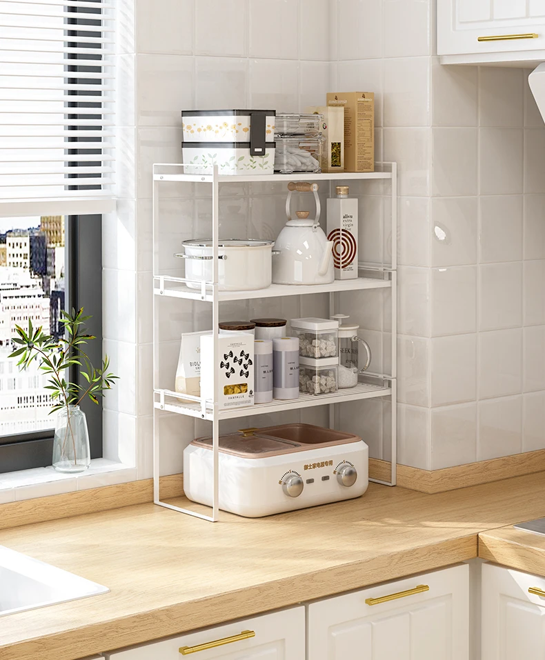 Detachable Countertop Storage Organizer Stackable Rack Kitchen Stand ...