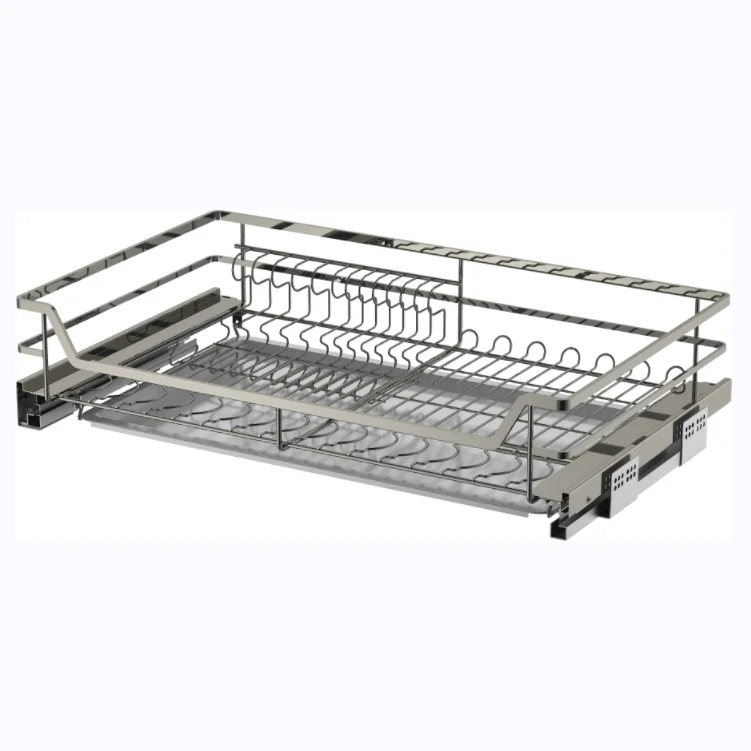 Support Couvercles Gräwe Acier Inox - 4 Niches Réglables, Rangement Cuisine, Gain De Place