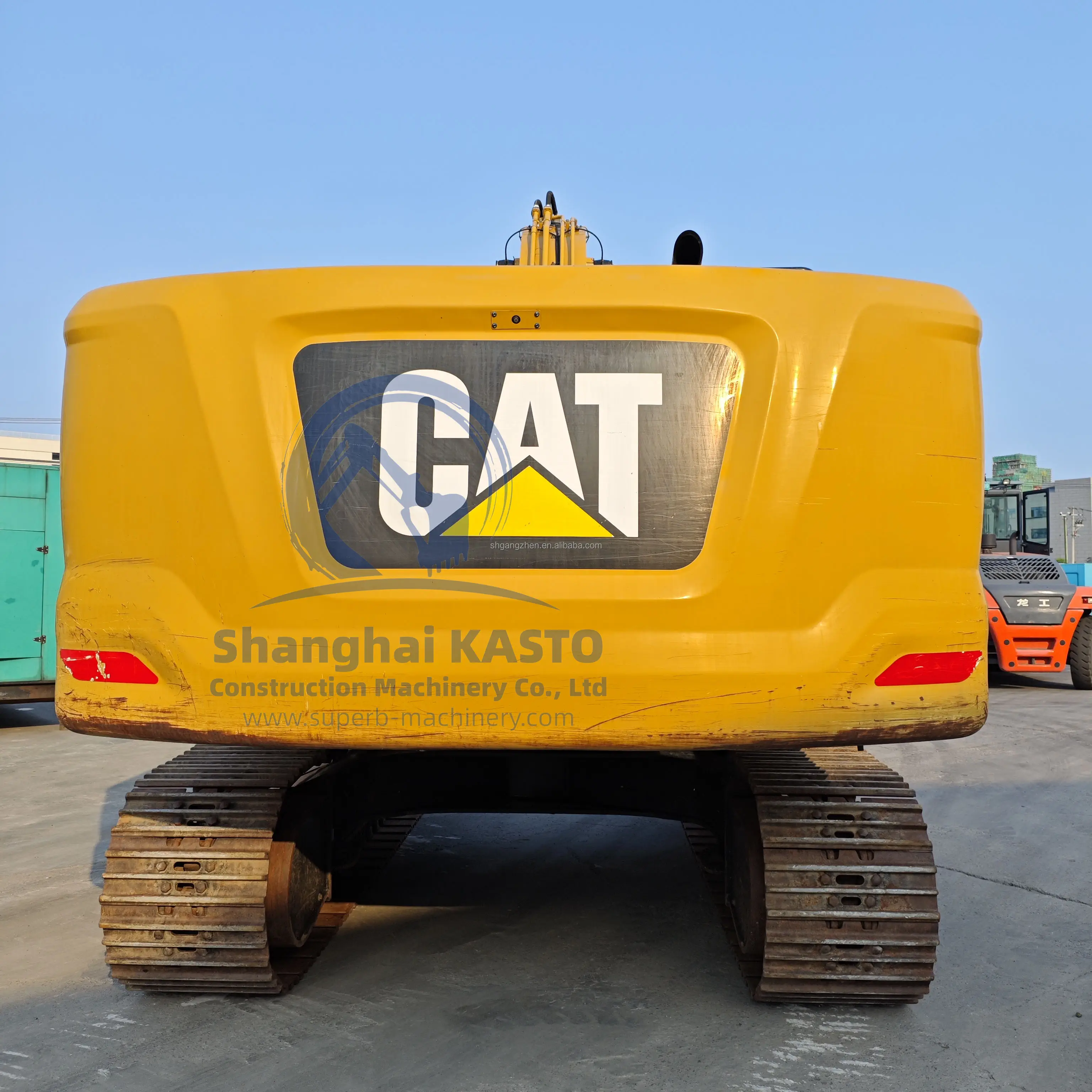CAT 210D ショベルカー イエロー CAT 210D ショベルカー イエロー