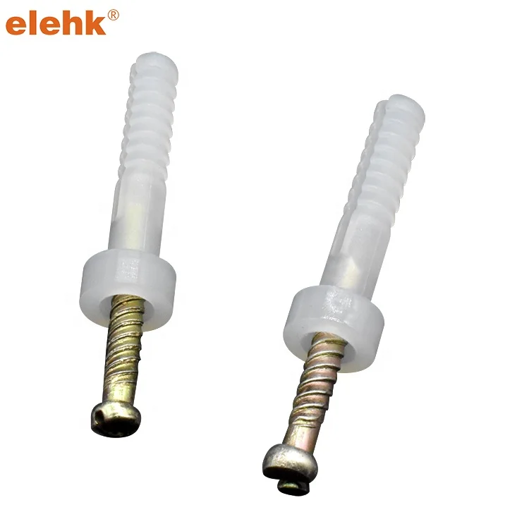 Твердый пластиковый анкер для гвоздей для бетона, маленький заземляющий анкер