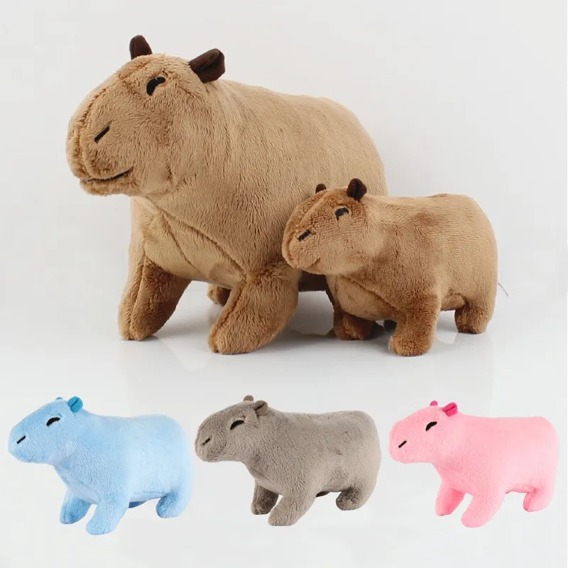 Capivara Roedor Brinquedo de pelúcia, bonito desenho animado Capivara  Stuffed Animal, Heal Your Mood, Super Soft Brown Doll Toy Figure, Animais  Selvagens Rastejando Brinquedos de pelúcia para crianças Amantes adultos -  HOTBEST 