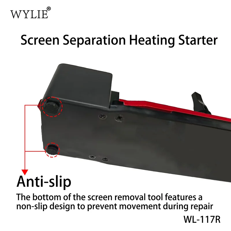 WYLIE WL-117R Heating Screen Opener LCD Separator Fixture for iPhone Samsung Repair Back Cover Frame Disassembly Machine