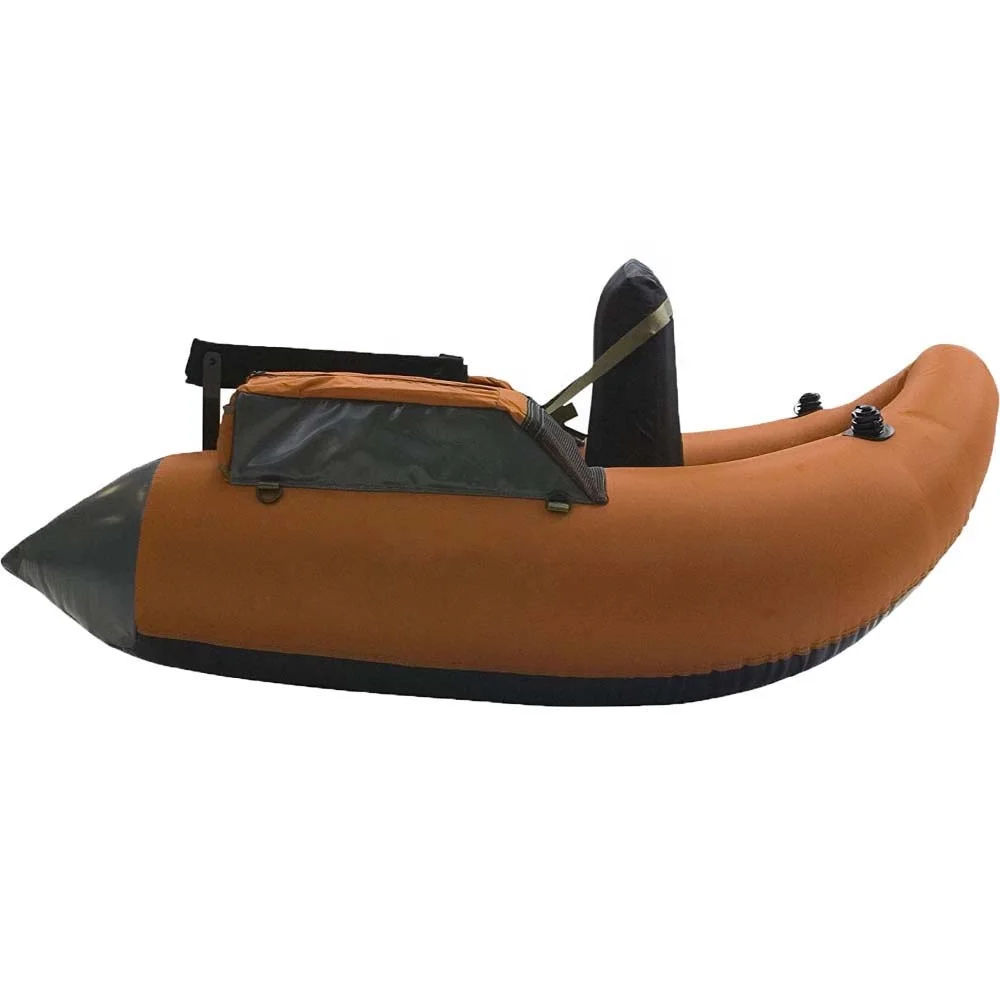 Made in China Customized 1.2mm Pvc Belly Boat Plastic Boat Fishing Boat  for One Person