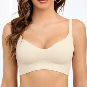 Seamless Bras for Women Invisible Ultra Thin Lingerie Wireless Minimizer Bralette M-3XL