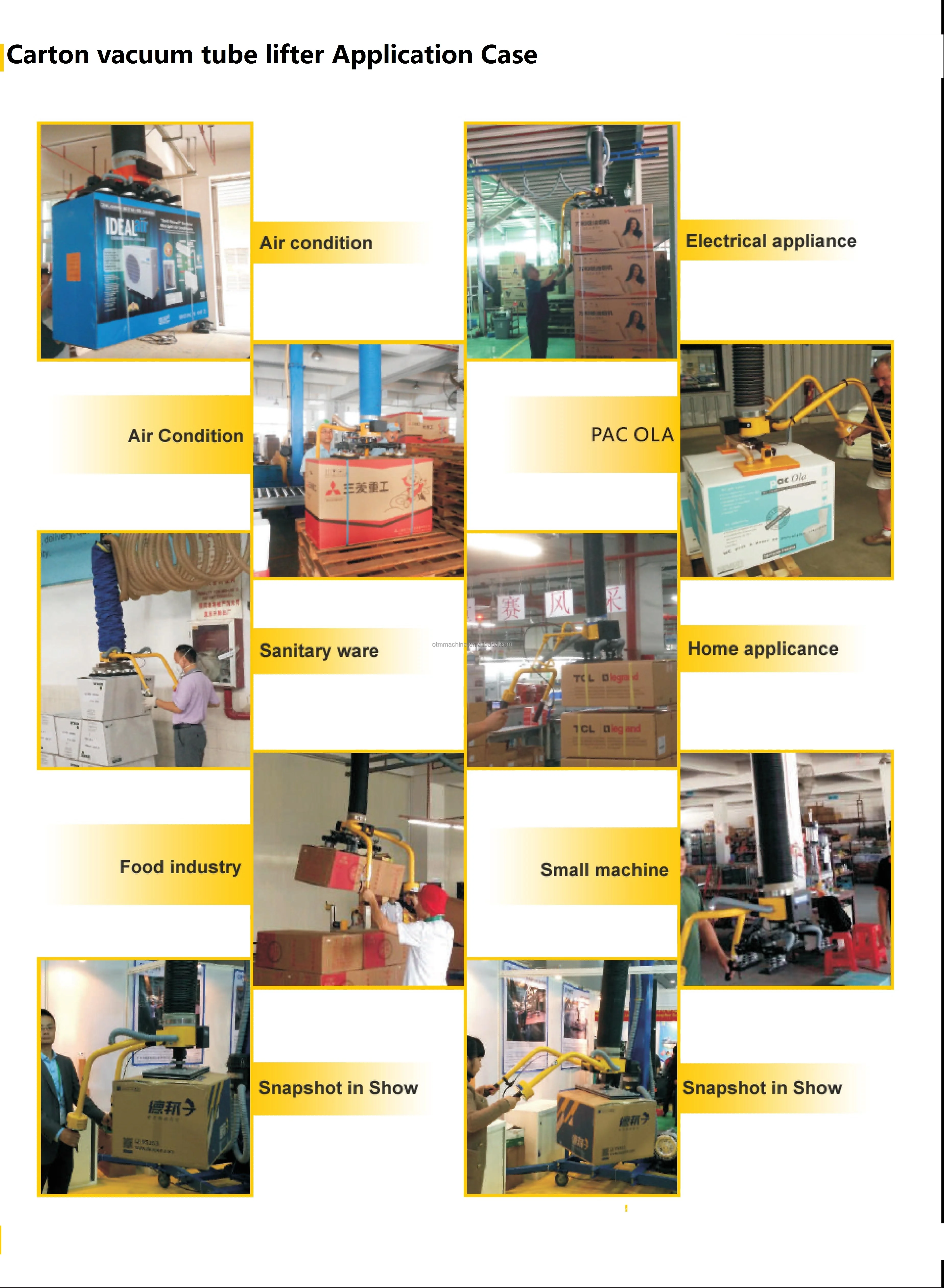 Loading and Unloading Robot  Cartons Boxes Vacuum Manipulator Machine with Extended Long Handler