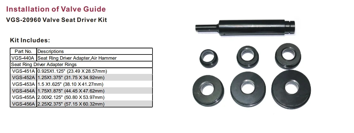 New VSB60 Vertical Valve Guide and Seat Renewing Machine