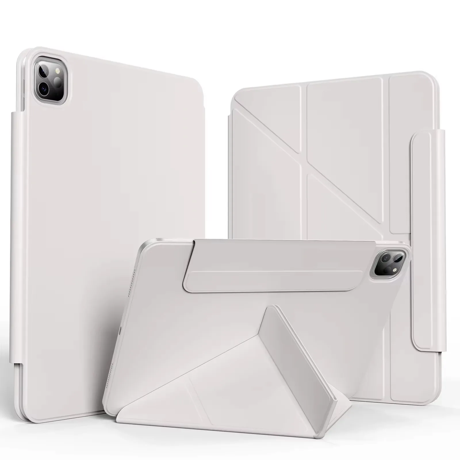 Laudtec Y Fold Strong Magnetic Tablet Cover Multi-Angle Stand Slim Thin Protective Case Shockproof For Ipad Pro 11/Air 11 Pbk329