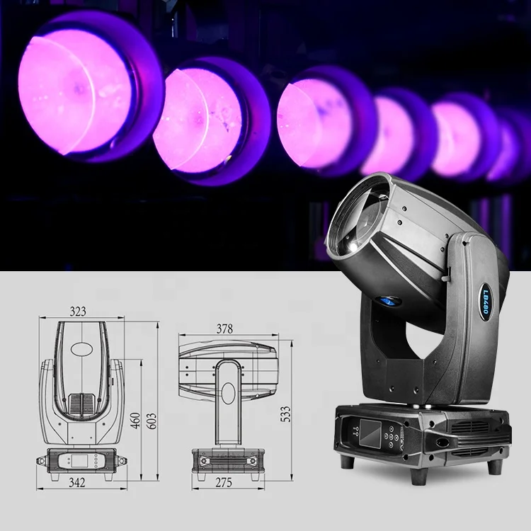 Big Dipper LB480 480W Beam DJ Stage Light DMX LED Stage Lighting Equipment Professional Gobo Beam Light