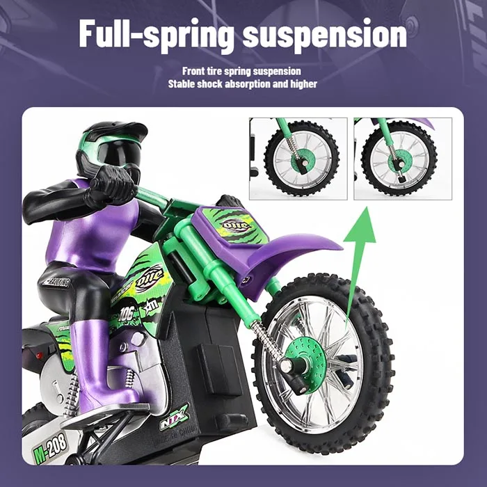 Stunt Rc Motorcycle Toy 1/18 4ch Remote Control