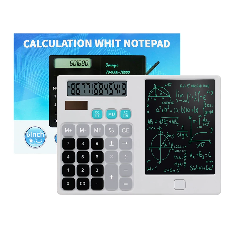Mini Board Pockets Folding Multifunction Calculator Science  Drawing Pad Writing Doodle Digital Kids LCD Tablet Education