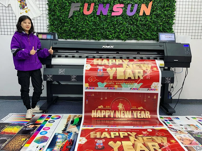 1999 Dollar Funsun Large Format Eco Solvent Digital  Printer  Indoor and Outdoor Canvas Printing Machine