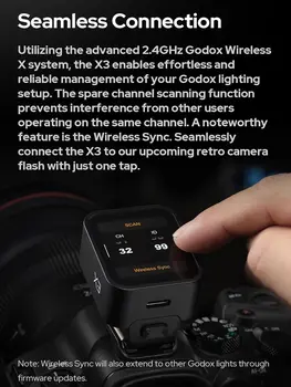 GODOX-X3-C/N/S/F/O 2024 New Flash Trigger TTL Wireless Flash Trigger for Canon for Sony for Nikon Remote Trigger Lighting detail image
