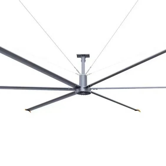 Ventiladores HVLS montados em poste