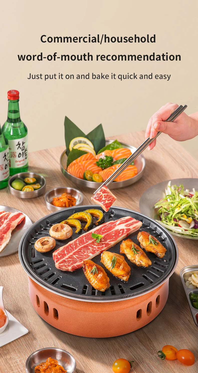Japanese Barbeque Charcoal Grill Yakiniku Table Top Stove One Furnace