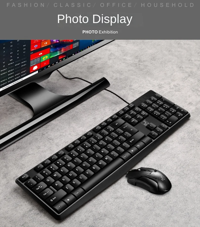 Installation And Distribution Zhuiguangbao Q9b Key Mouse Set Usb ...