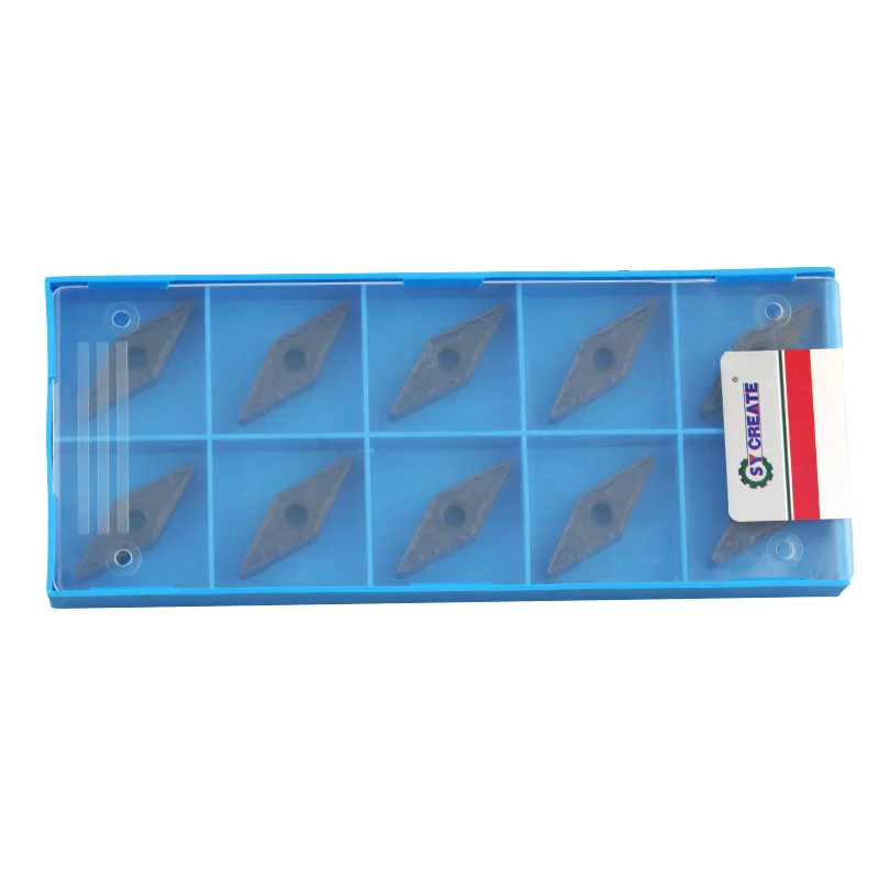 VNMG160408 Rough Processing SS 304 316 Cnc Indexable Cutting Tool Tungsten Carbide Inserts for Turning Metal Engineering Part