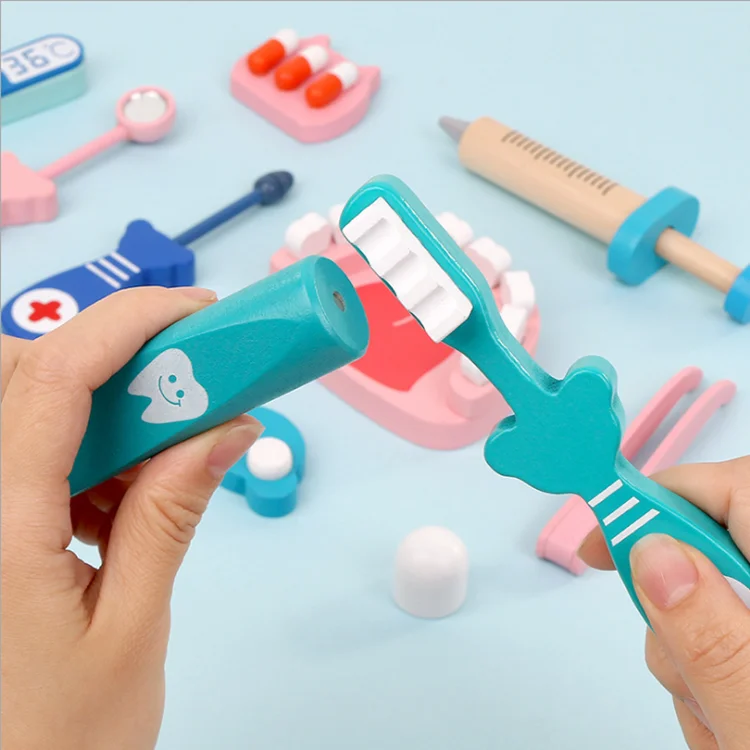 Деревянный комплект для ролевых игр «сделай сам» имитация набор дантиста